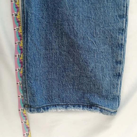 Abercrombie & Fitch Cross Waist The Dad High Rise Jeans Curve Love 0 - Picture 12 of 16